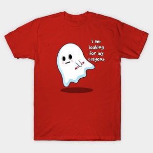 Looking for Crayons ghost T-Shirt